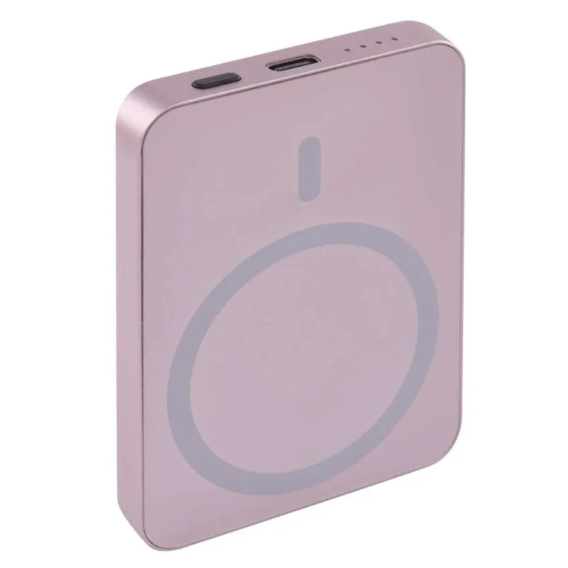 Power bank EMOS WI 522, 5 000 mAh, 20 W+Wireless, lososová – Obrázok 12