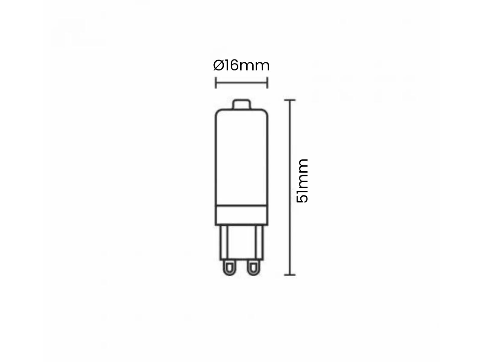 LED žiarovka 3,9W – Obrázok 4