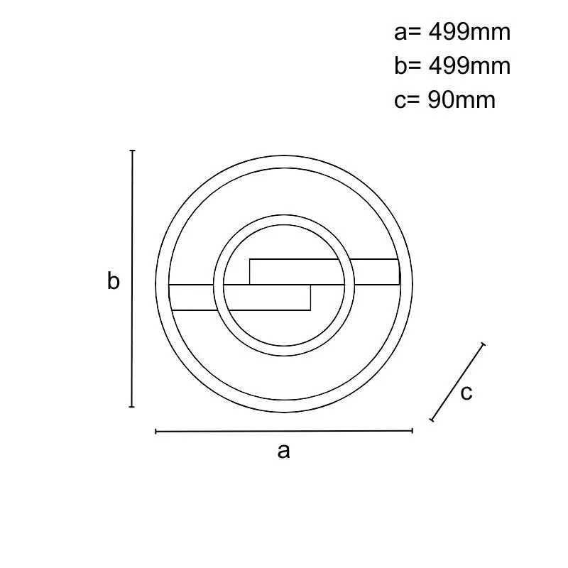 LED stropné svietidlo s diaľkovým ovládačom 80W - J3363/B – Obrázok 12