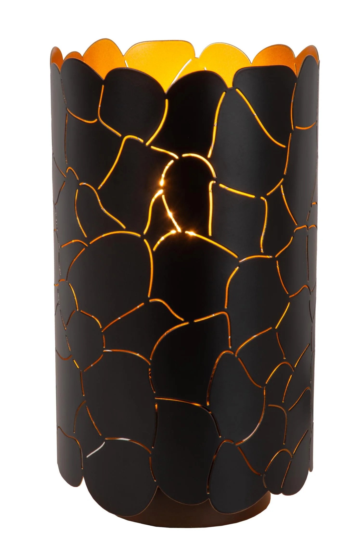 ALMELO - Stolná lampa - Ø 15 cm - 1xE27 - čierna