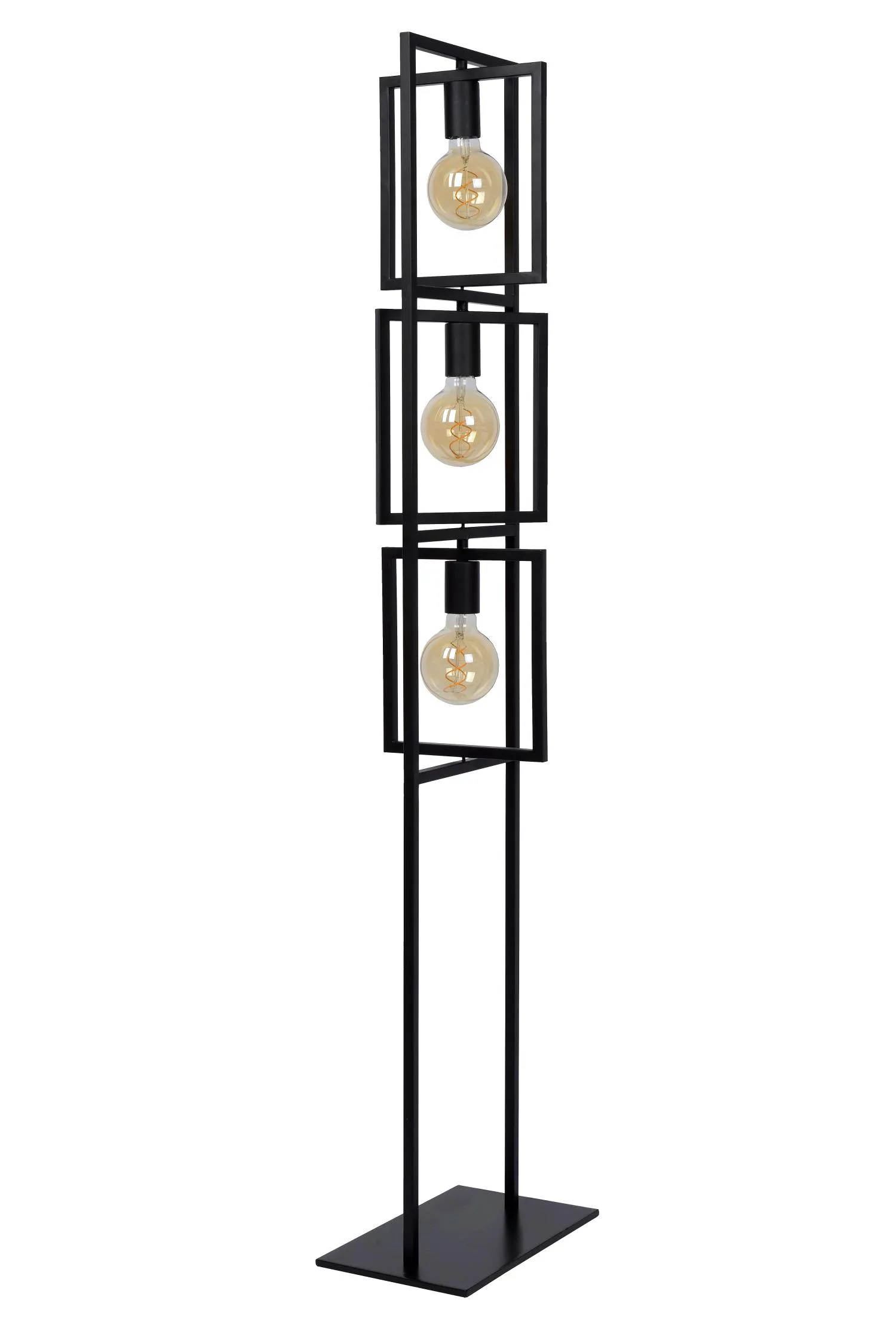 LUUK – Stojaca lampa – 3xE27 – Čierna – Obrázok 2