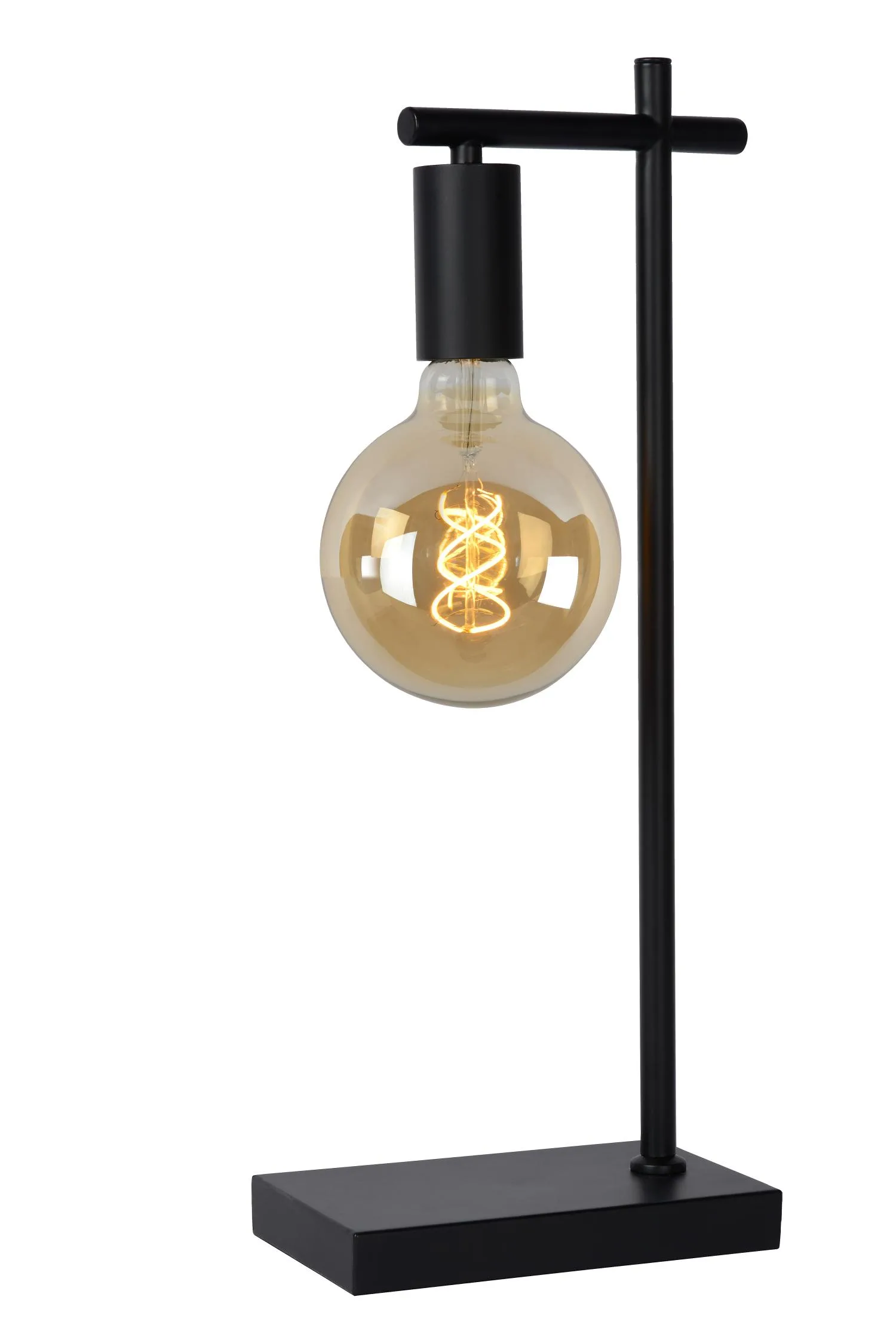 LEANNE - Stolná lampa - 1xE27 - Čierna