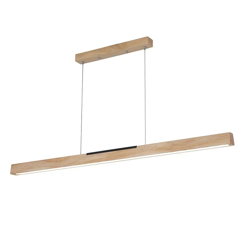 Drevený luster na lanku z masívneho dreva LED 22W / 1200 - WRL0221 – Obrázok 8