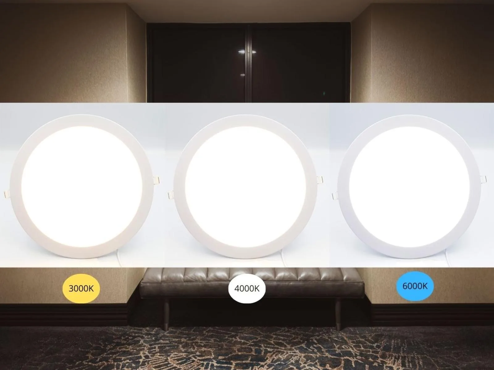 LED vsadený panel 24W / PR / SMD / CCT / WH - LPL135 – Obrázok 7