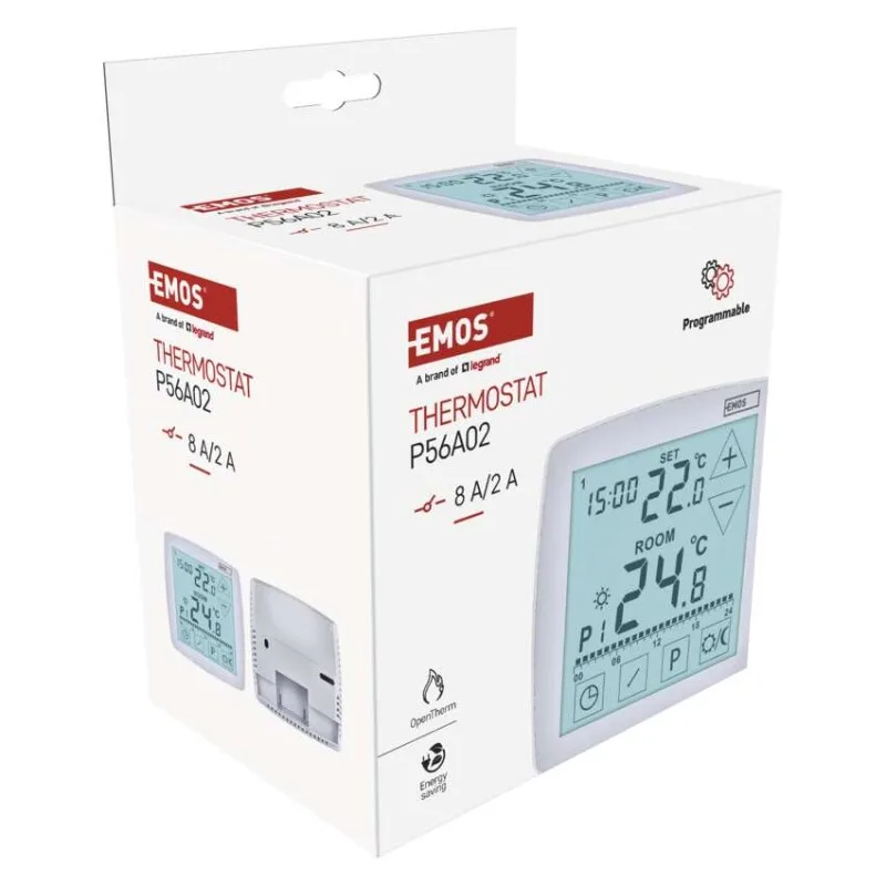 Izbový programovateľný drôtový OpenTherm termostat P56A02 – Obrázok 18