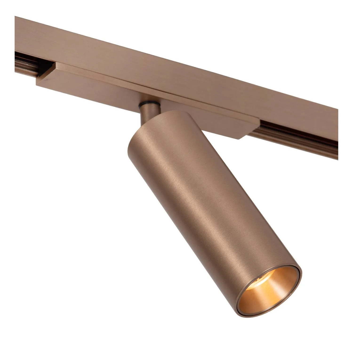 Premium LINIAL BIX - jednookruhový osvetľovací systém / inteligentné železničné osvetlenie - Smart - 48V koľaj - 1xLED - Champagne
