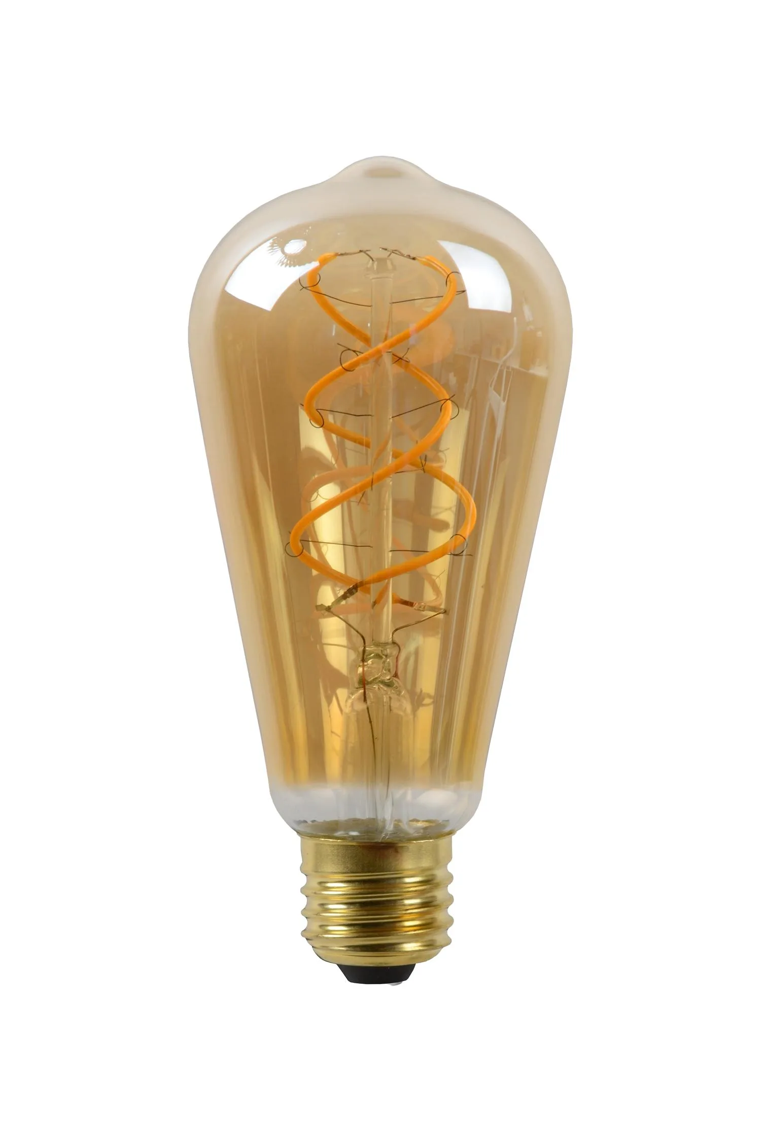 ST64 SENZOR SÚMRAKU - Žiarovka s vláknom - Ø 6,4 cm - LED - E27 - 1x4W 2200K - Senzor na deň/noc - jantárový – Obrázok 2