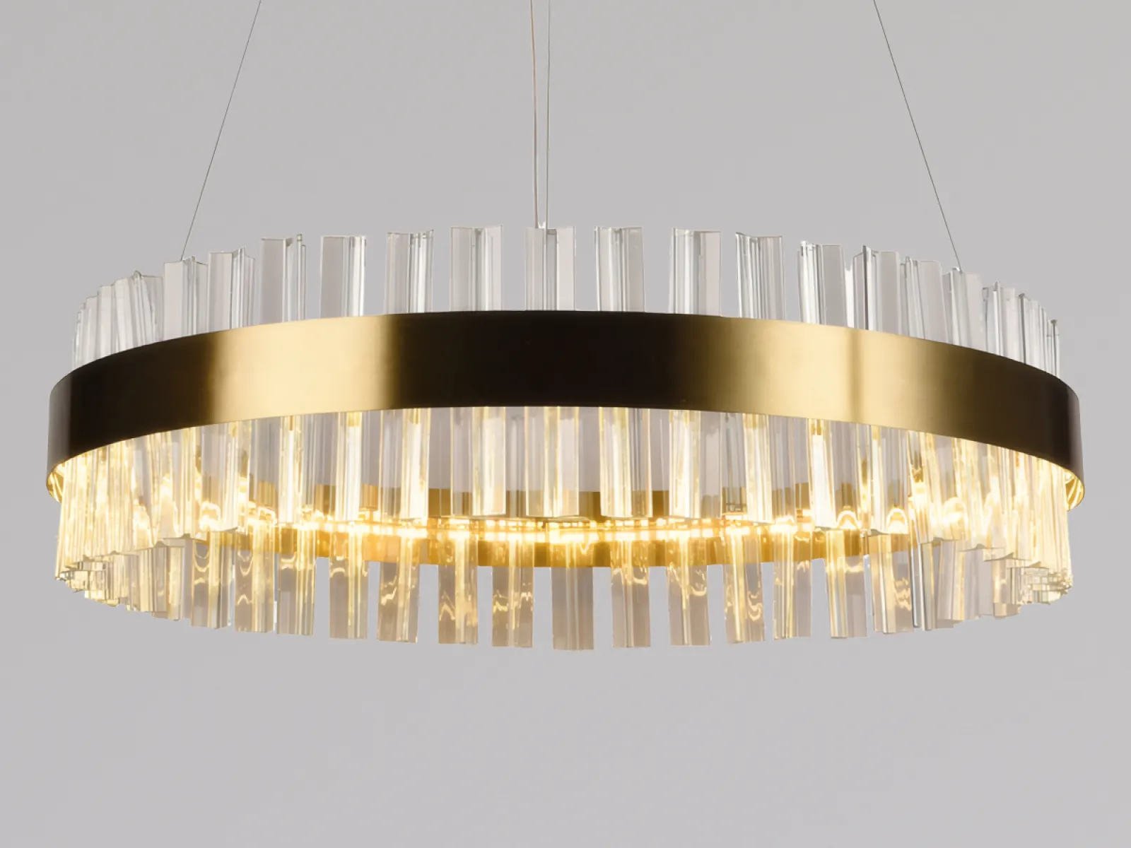 LED krištáľový luster + diaľkový ovládač 50W - J6301/C – Obrázok 3