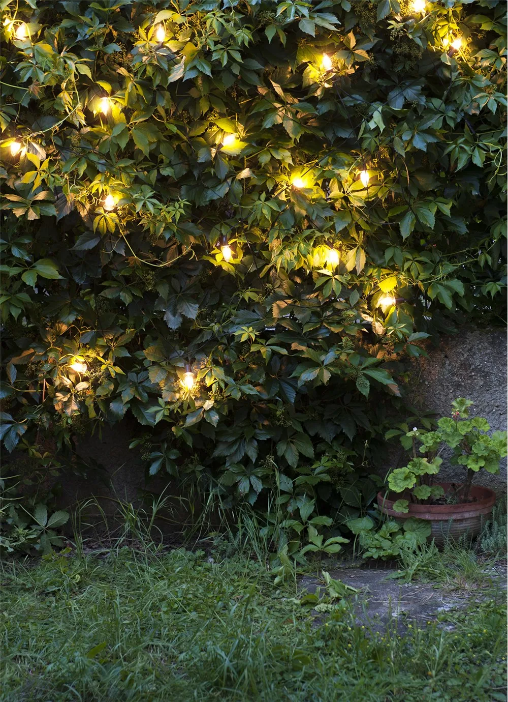 Vonkajšia sada LED Filament „Šiška“ – biela, s možnosťou predĺženia, priehľadné káble + napájací transformátor – Obrázok 7