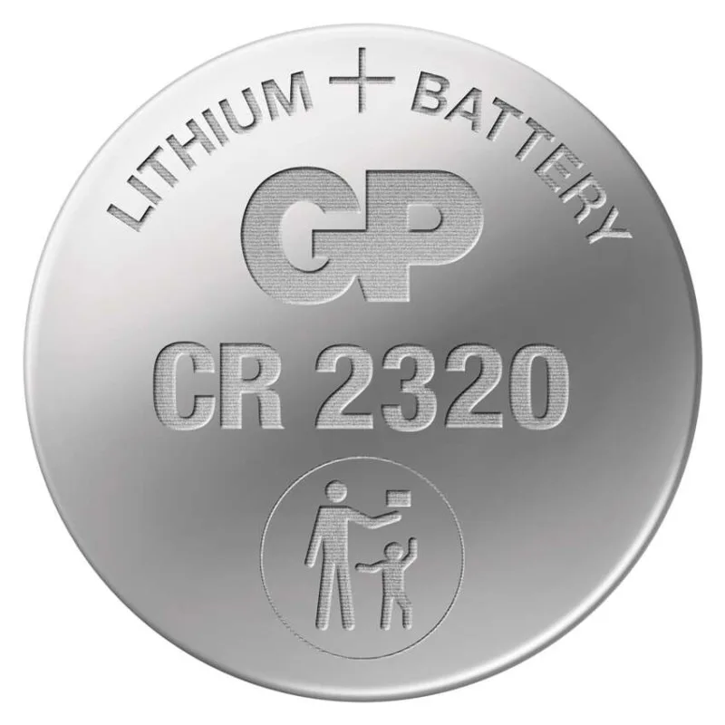 Lítiová gombíková batéria GP CR2320, 1 ks – Obrázok 2