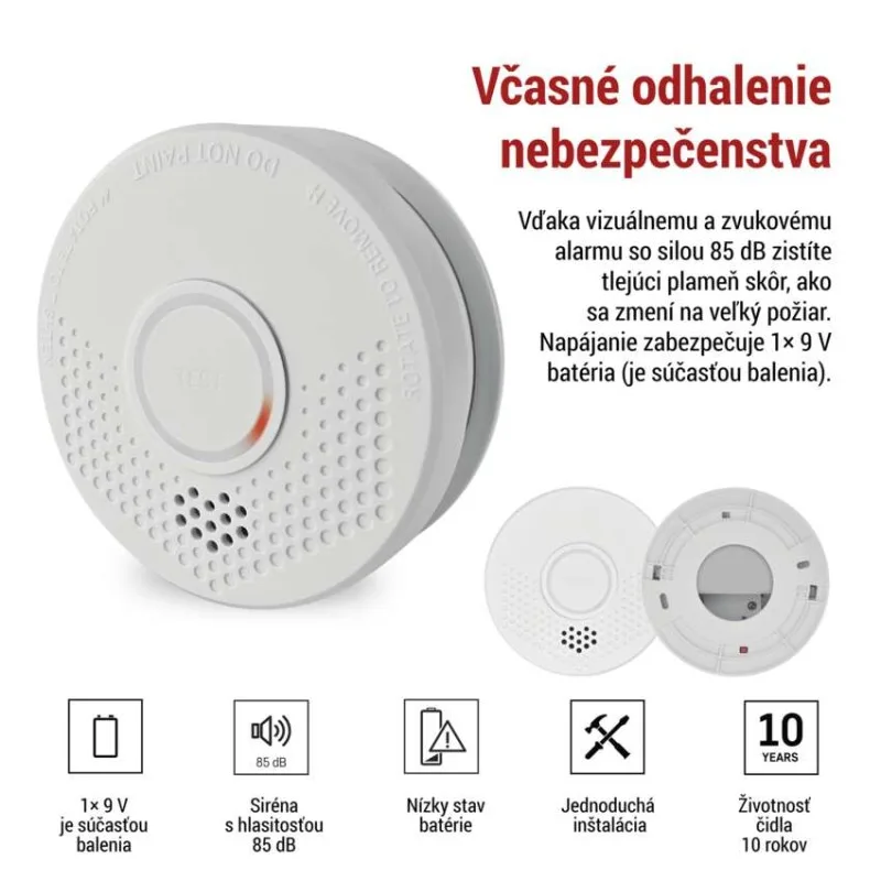 Detektor dymu TSS910B – Obrázok 3