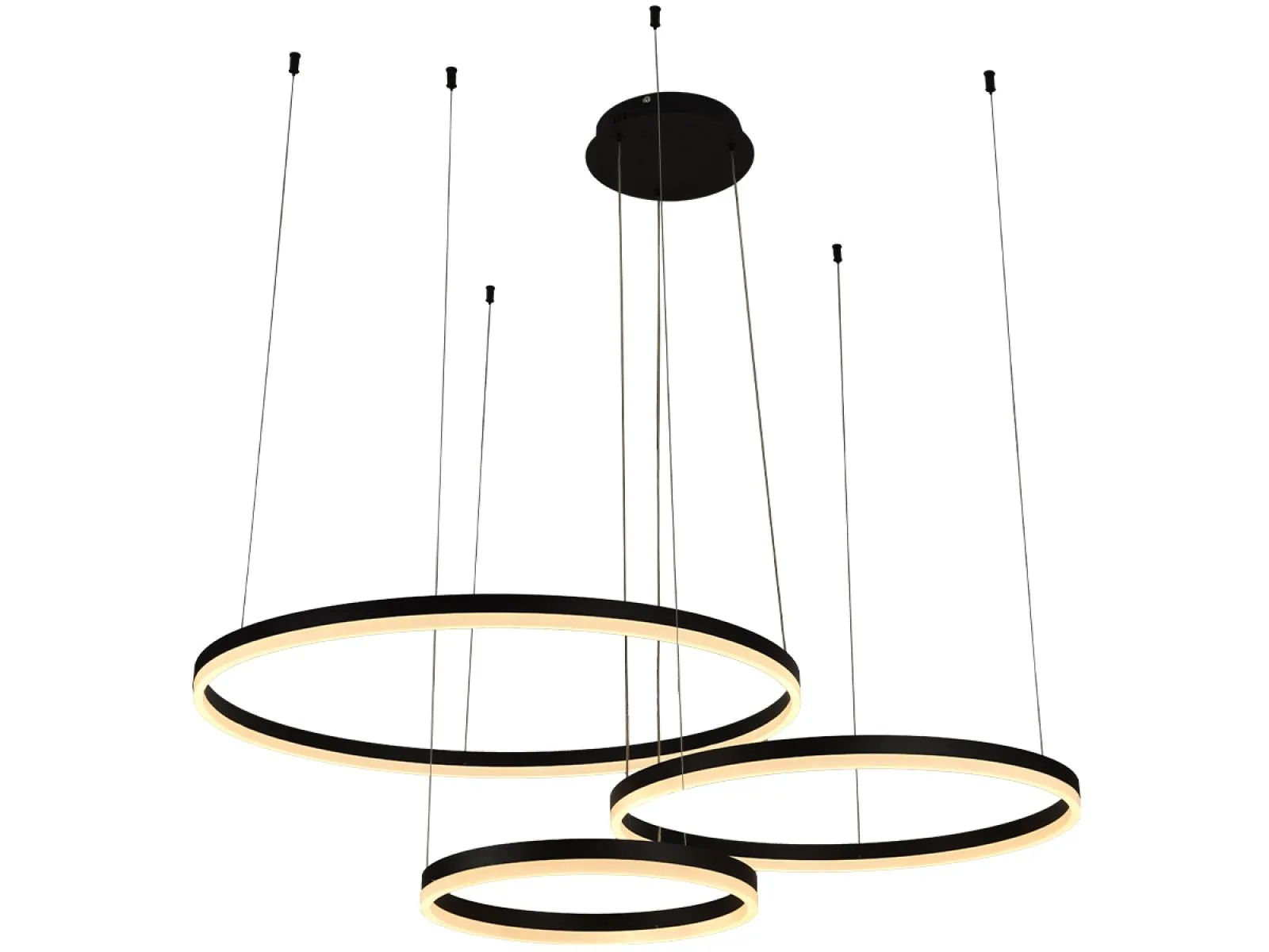 LED závesné svietidlo s diaľkovým ovládačom 125W – Obrázok 6