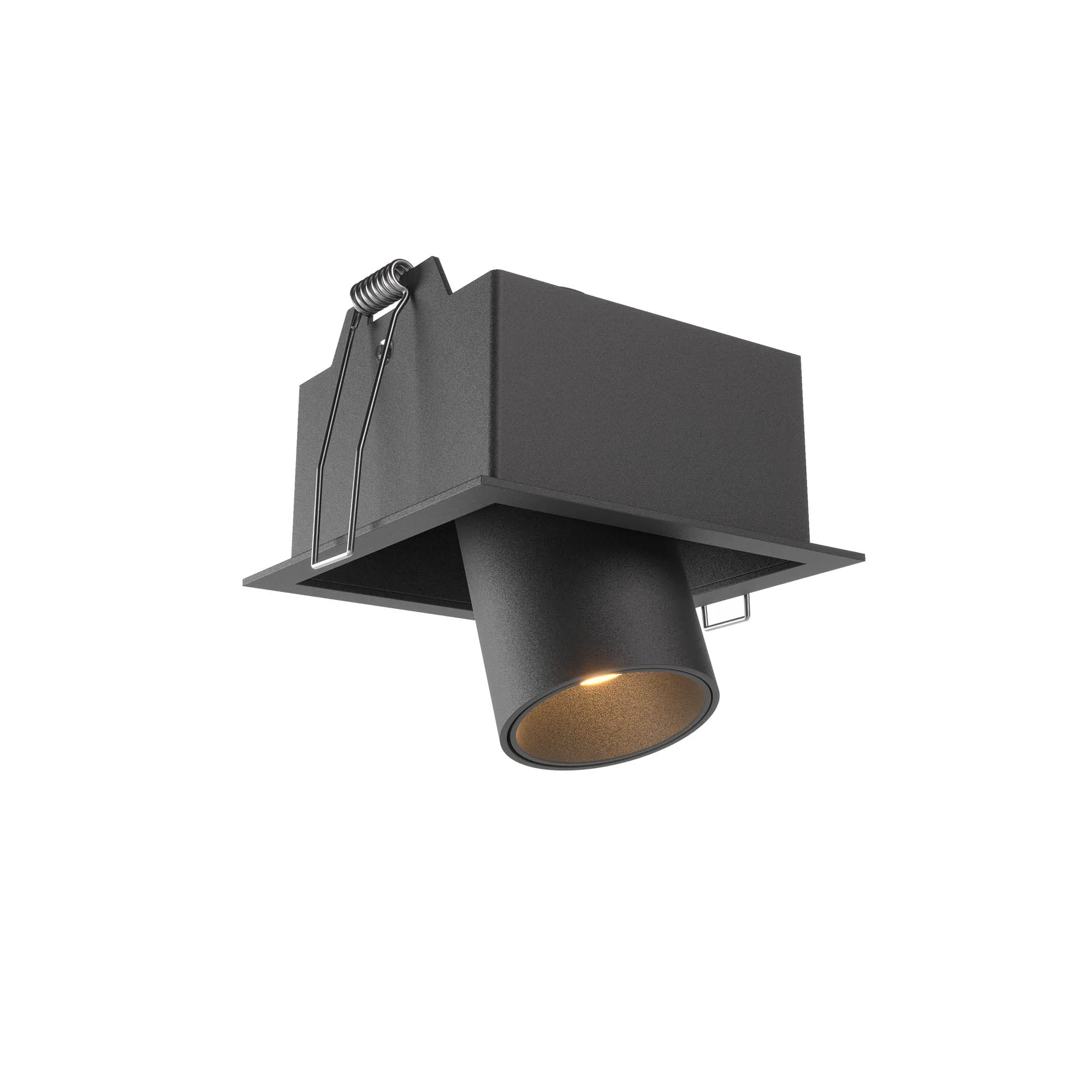 XCANON REC. DOWNLIGHT SQ. w. RIM TRIAC 7W 350mA CRI.90 36dgr