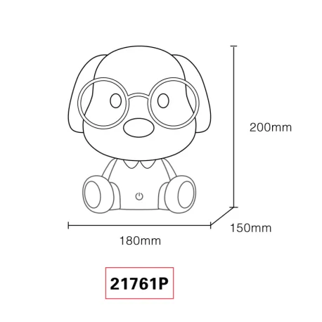 PUPPY – Stolná lampa – Obrázok 21