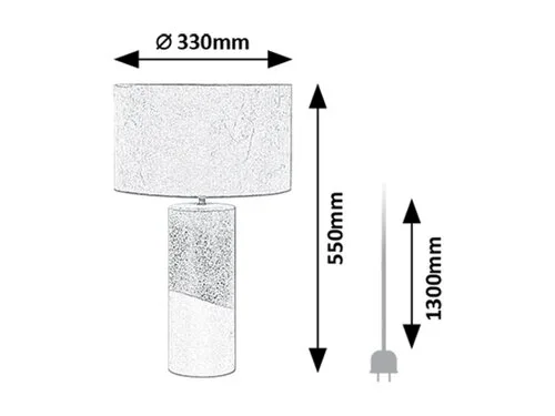 Yelda – Stolná lampa – E27 – Obrázok 7