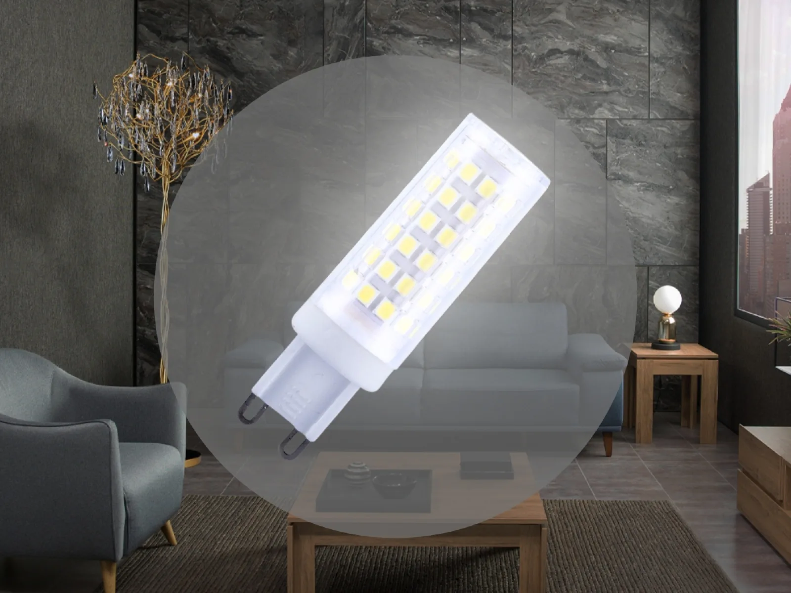 LED žiarovka 6,7W - G9 / SMD / 4000K - ZLS627 – Obrázok 5