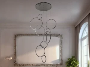 LED závesné svietidlo s diaľkovým ovládačom 290W