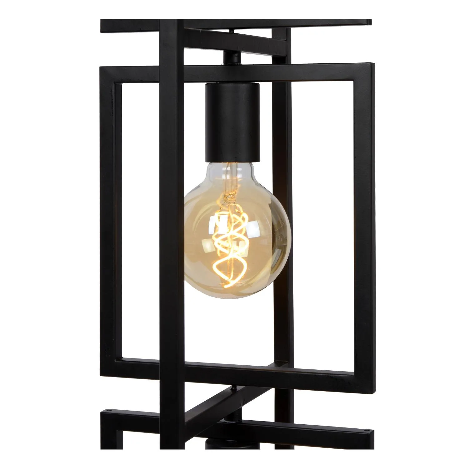 LUUK – Stojaca lampa – 3xE27 – Čierna – Obrázok 7