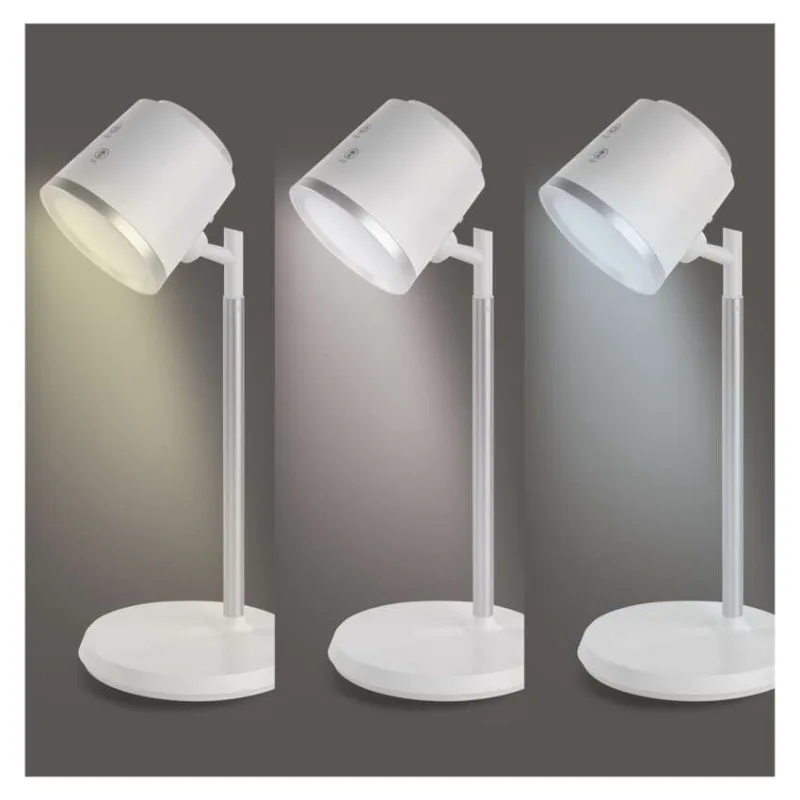 LED stolná lampa ABBIE, dobíjacia, biela – Obrázok 17
