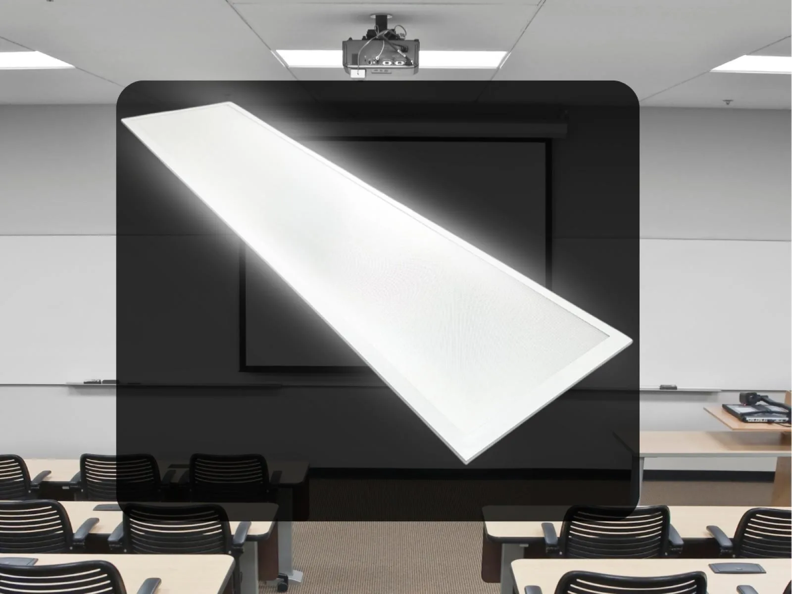 LED panel backlite 40W / 295x1195 / SMD / 4000K / WH / UGR19 - PL7224U – Obrázok 5