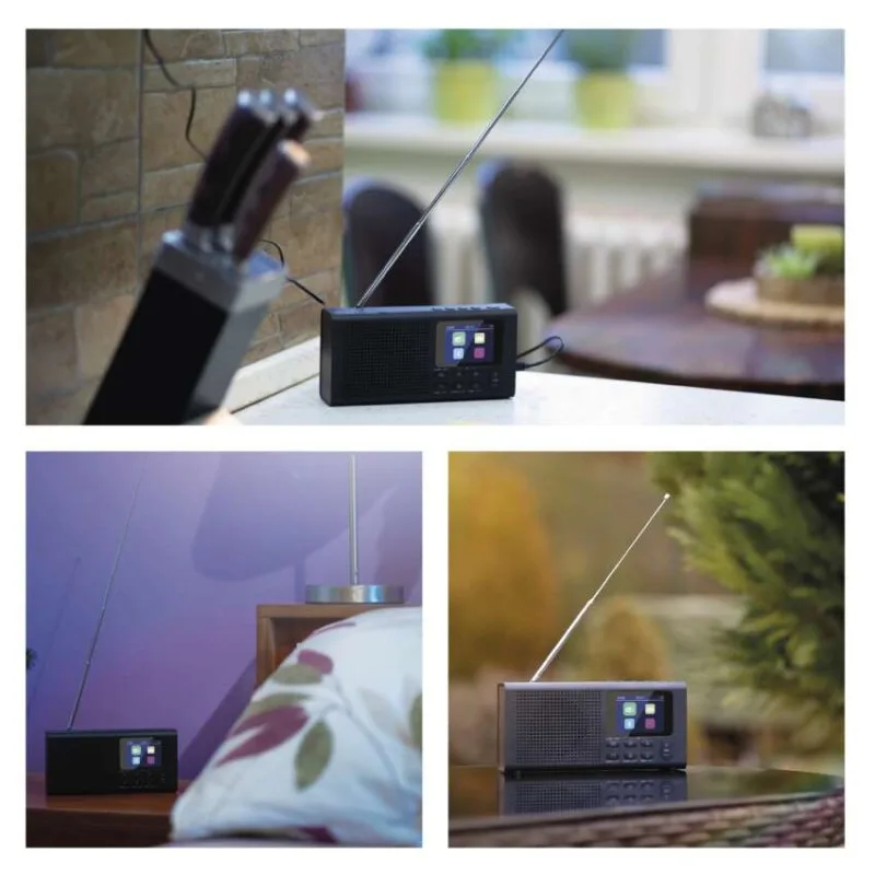 Prenosné rádio s Bluetooth P-600B, DAB / DAB+ / FM, čierne – Obrázok 25