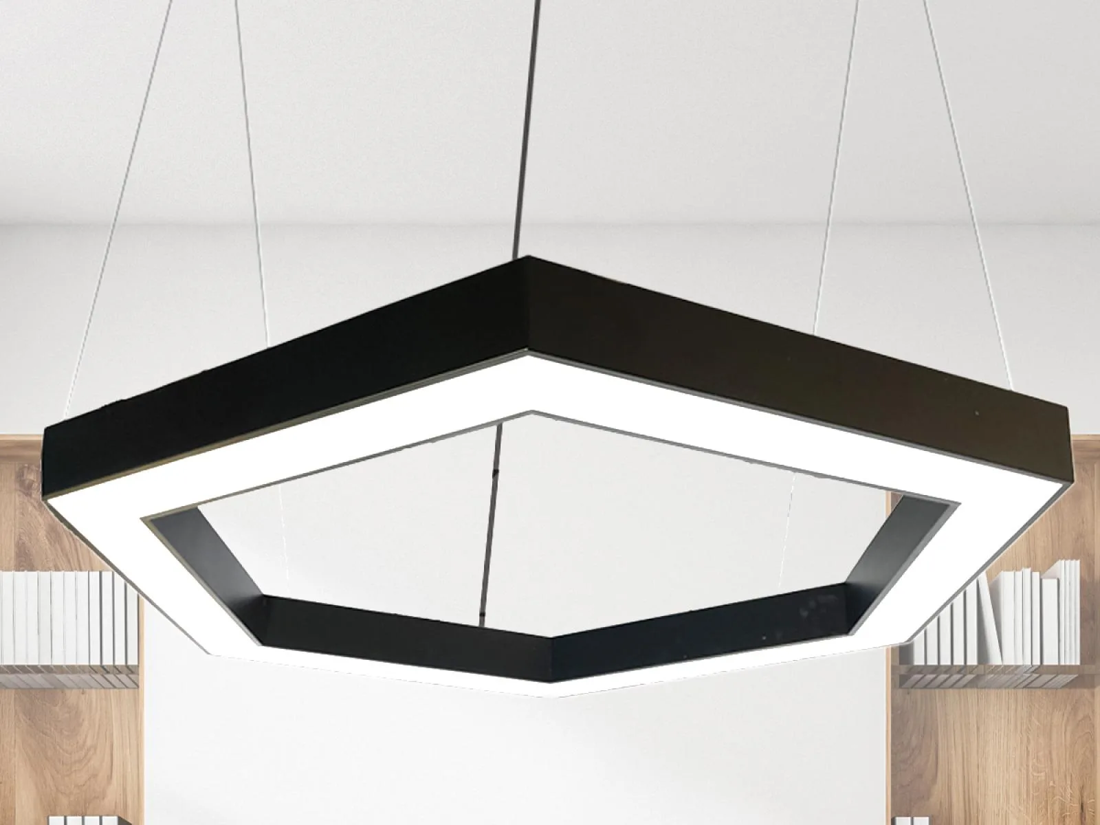 LED závesný luster na lanku 60W / 4000K - LCL7624-H – Obrázok 7
