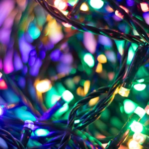 LED svietiaci reťazec, 240 LED, 8 pr., časovač, farebná, na vonkajšie použitie