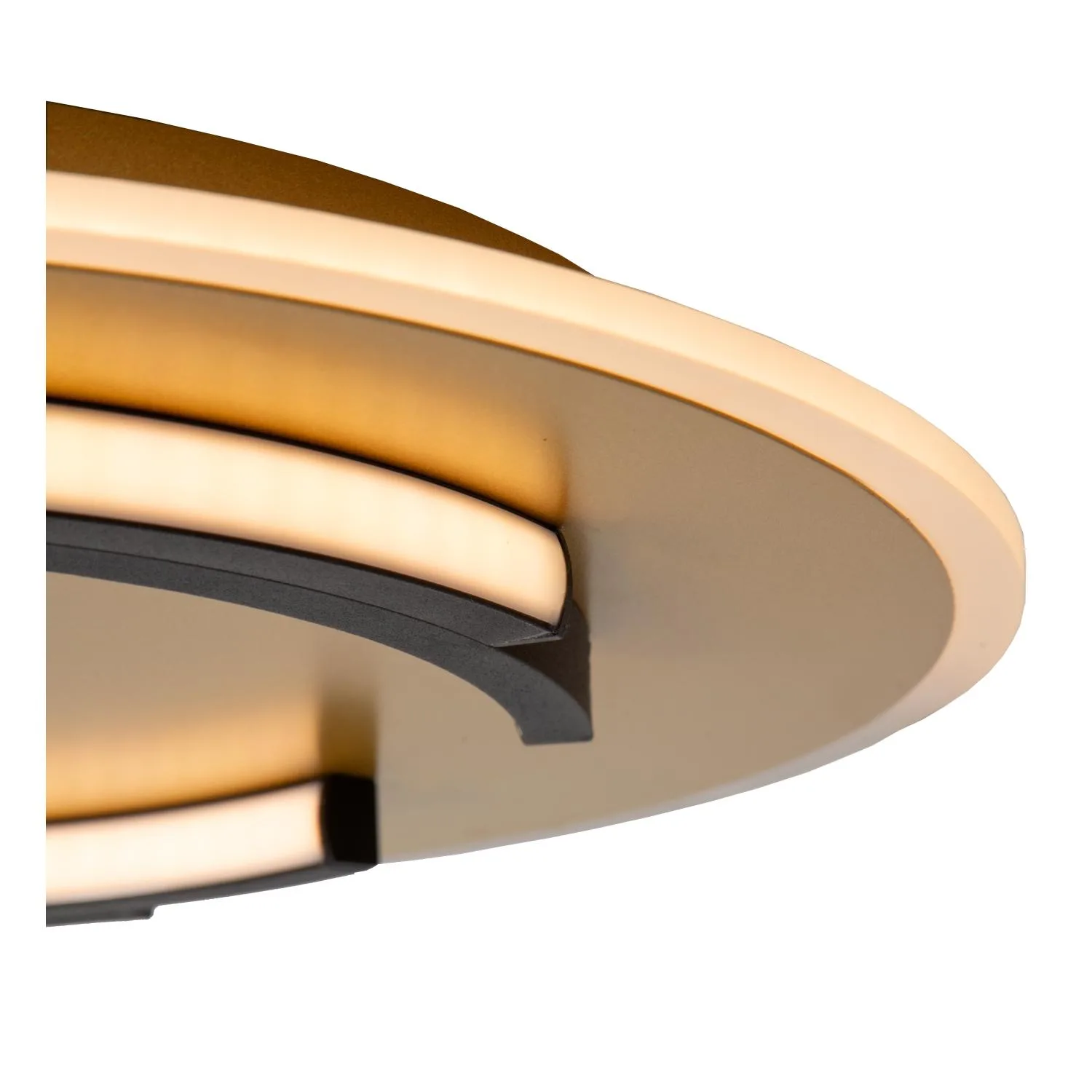 ANDREAS – Stropné svietidlo na zapustenie – Ø 39,6 cm – LED – 1x30 W, 2700 K – matná zlatá / mosadz – Obrázok 6