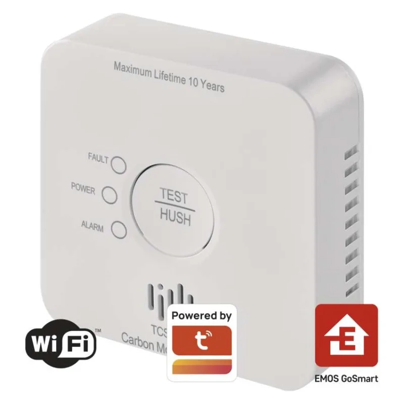 GoSmart detektor oxidu uhoľnatého v miestnosti TCS0101W s WiFi – Obrázok 21
