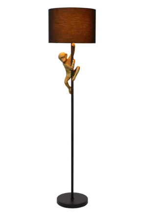 EXTRAVAGANZA CHIMP – Stojaca lampa – Ø 35 cm – 1xE27 – Čierna