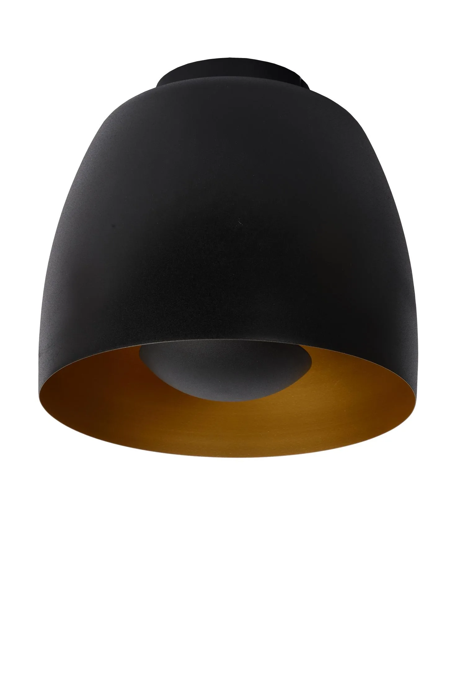 NOLAN – Stropné svietidlo na montáž do roviny – Ø 24 cm – 1xE27 – čierna – Obrázok 2