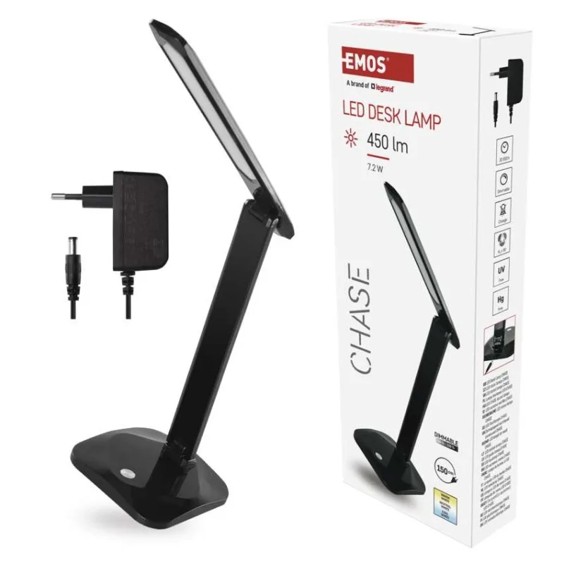 LED stolná lampa CHASE, čierna – Obrázok 23