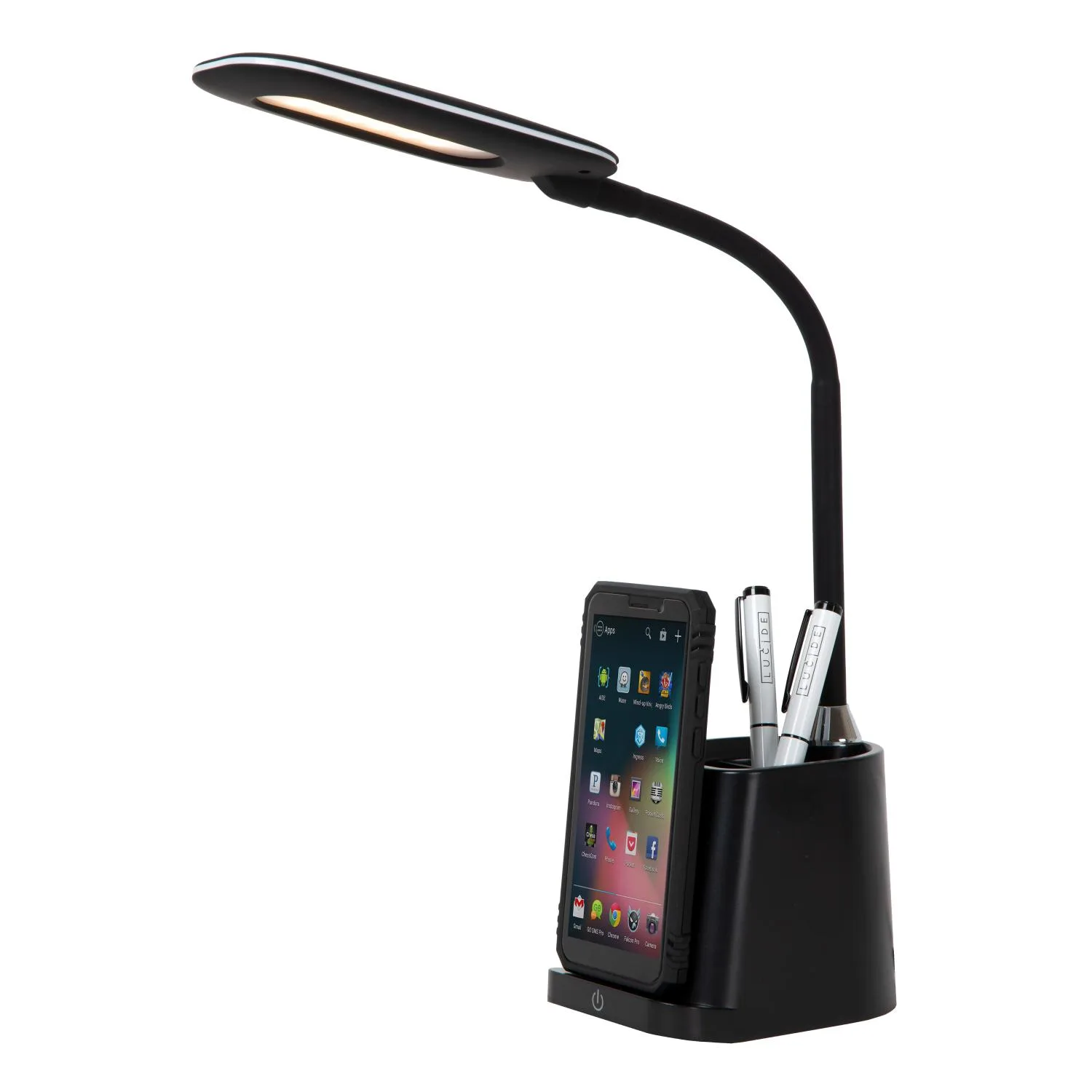 PENNY - Stolná lampa - LED tlmená - 1x4,7W 3000K - s bezdrôtovou nabíjačkou - čierna – Obrázok 6