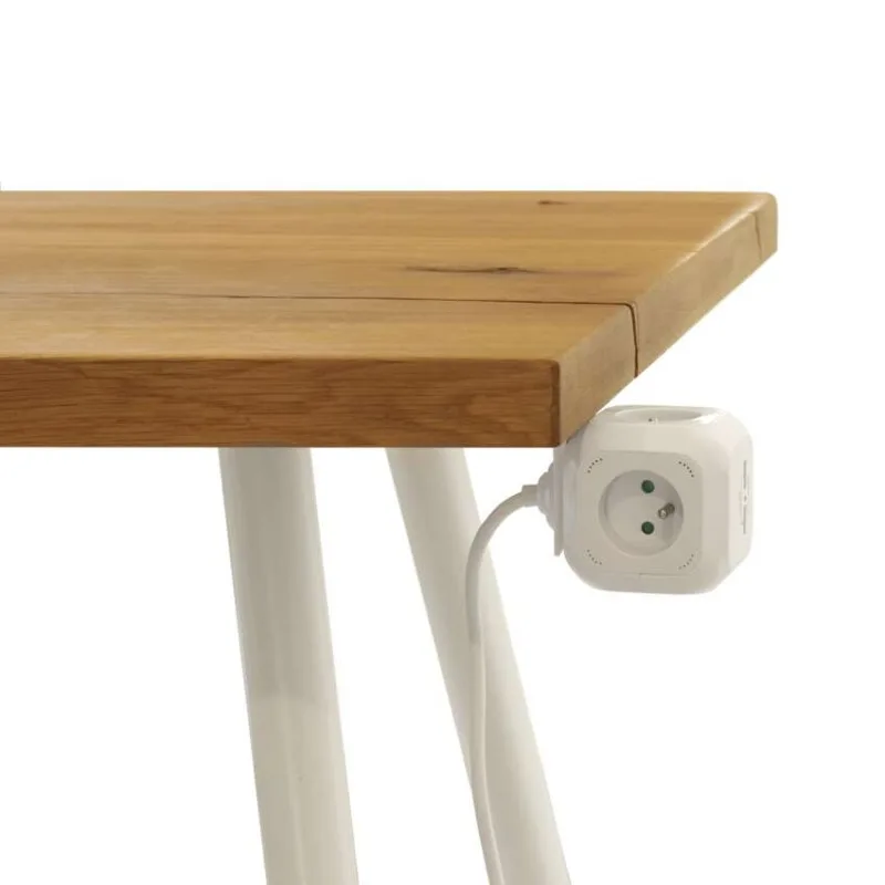 Predlžovací kábel - kocka 1,9 m / 4 zásuvky / biely / PVC / s USB / 1 mm2 – Obrázok 10