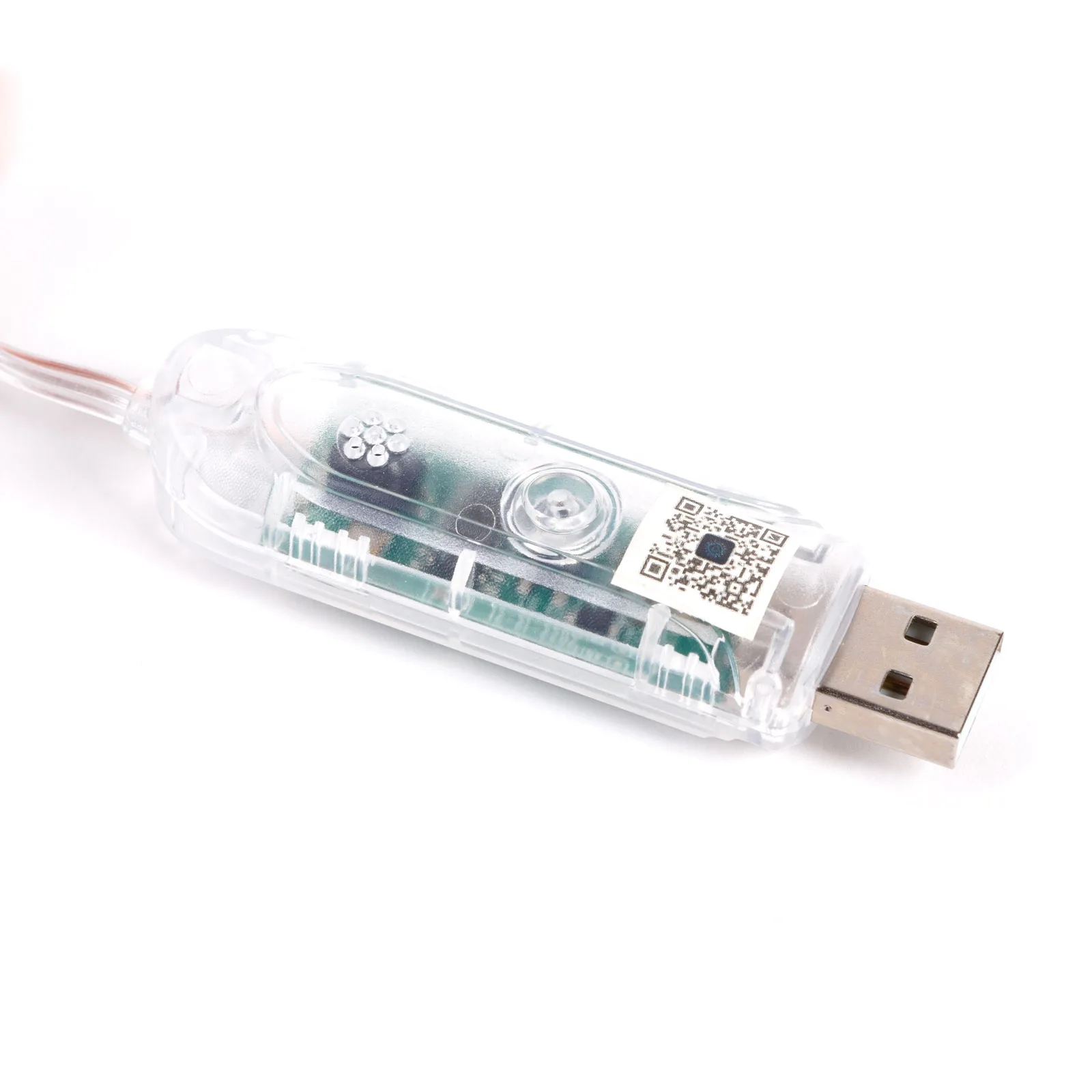 Smart sveteľná reťaz - USB - 50 ks RGBIC LED - 5 m - Bluetooth + režim hudby - IP65 – Obrázok 3