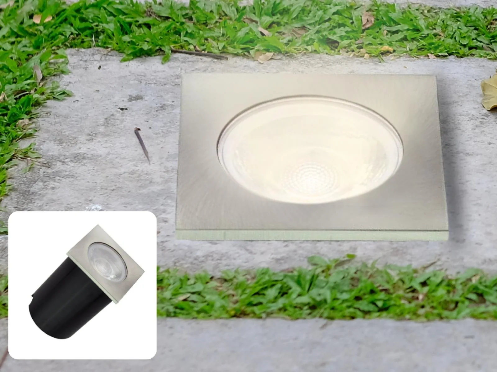 LED vonkajšie podlahové svietidlo 4W / IP67 GL511 / 2800K - LGL514S – Obrázok 4