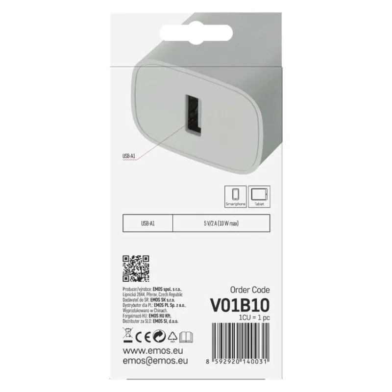 Univerzálny USB adaptér BASIC do siete 10 W max. – Obrázok 9