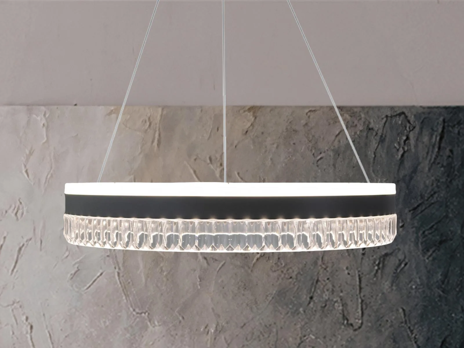 LED luxusné závesné krištáľové svietidlo s diaľkovým ovládačom 80W - TA2302/W – Obrázok 9