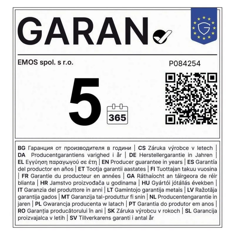 Vonkajší predlžovací kábel na bubne 25 m / 4 zás. / čierny / guma-neoprén / 230V / 1,5 mm2 – Obrázok 15