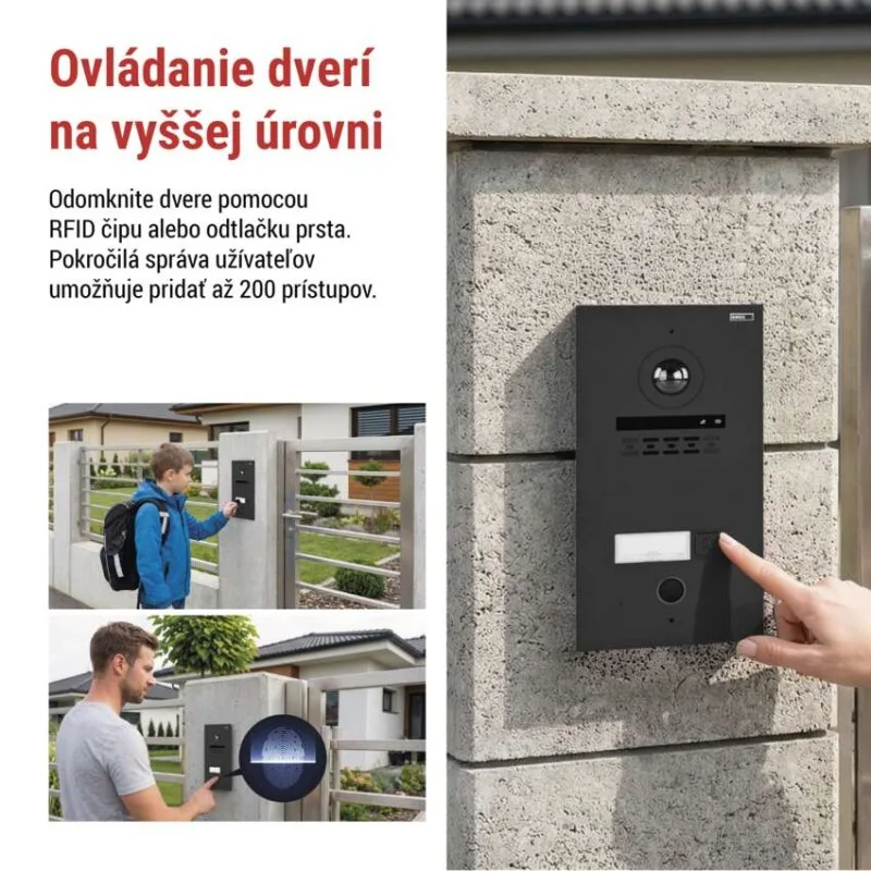 Sada domáceho video vrátnika GoSmart IP-880A 2WIRE s WiFi – Obrázok 5