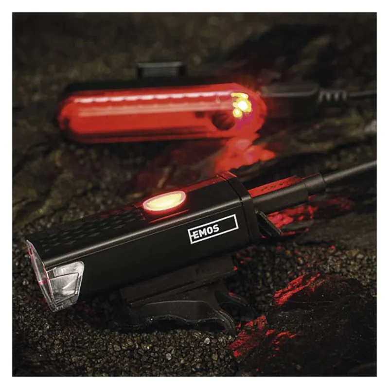 LED predné + zadné nabíjacie svietidlo na bicykel P3923, 90 lm – Obrázok 5