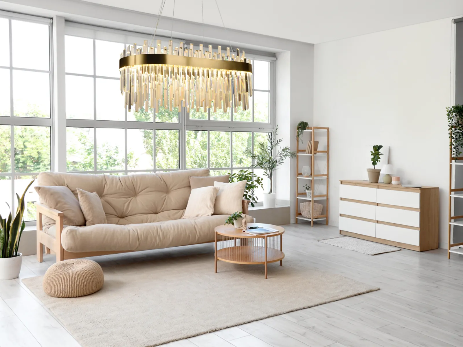 LED krištáľové svietidlo + diaľkový ovládač 100W - J6312/C – Obrázok 7
