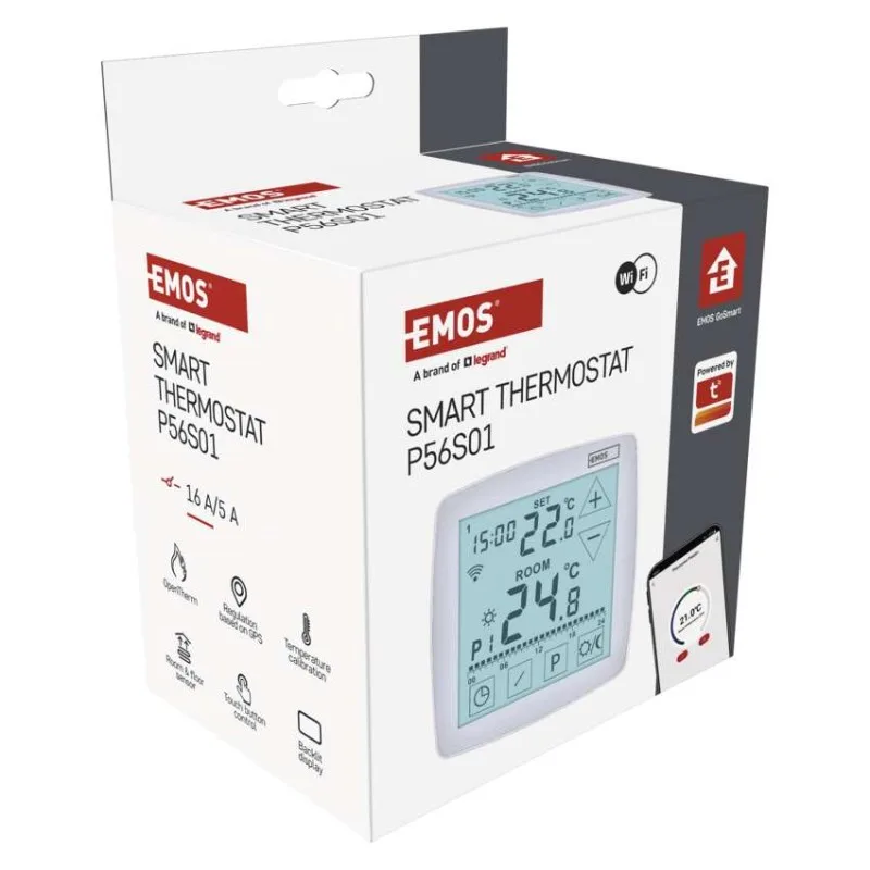 Izbový programovateľný drôtový WiFi GoSmart termostat P56S01 – Obrázok 20