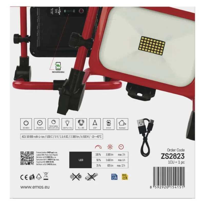LED reflektor ACCO nabíjací prenosný, – Obrázok 102