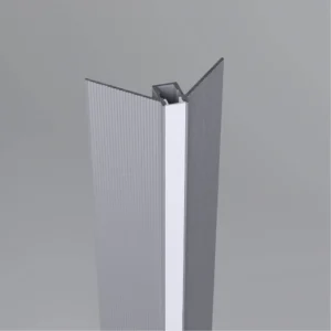 PRF019 SET NANOPROFILE 3m for TRIM. CORNER INSTAL. INT.+DIFF.+2 END CAPS (1 with & 1 w/o HOLE)