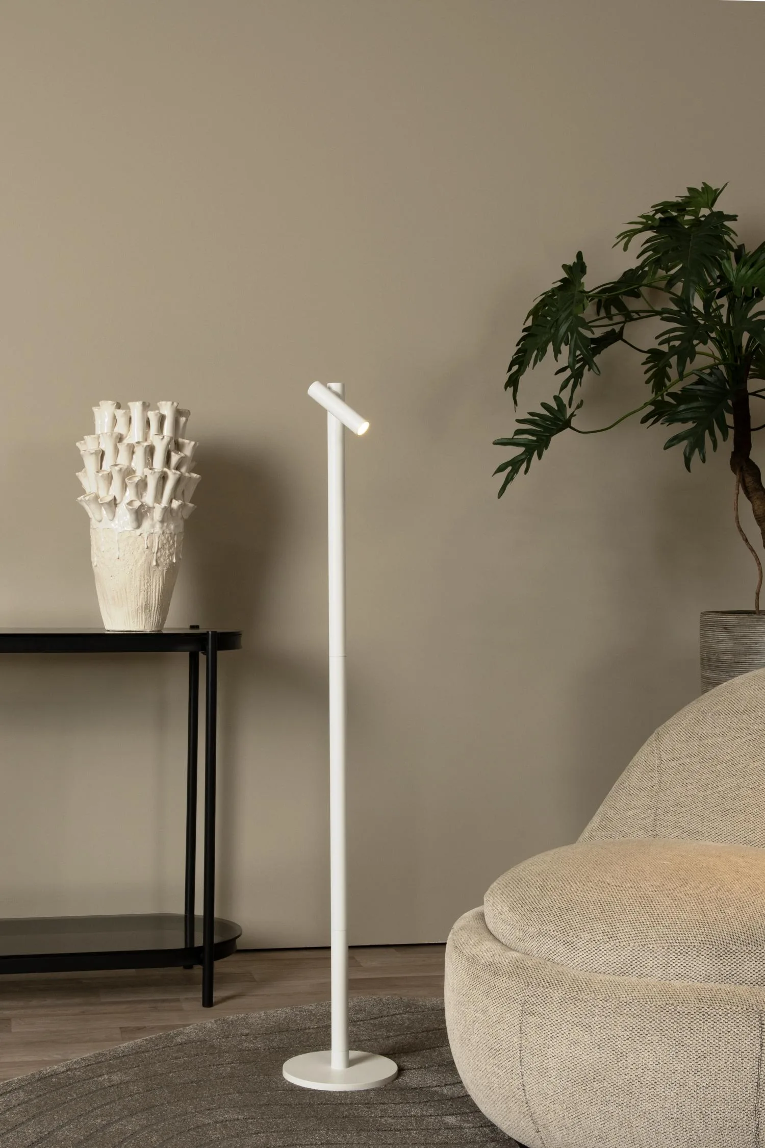 ANTRIM – Nabíjateľná podlahová lampa na čítanie do interiéru/exteriéru – Akumulátor – LED s reguláciou jasu – Obrázok 12