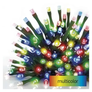 LED vianočná reťaz, 24 m, vonkajšia aj vnútorná, multicolor, programy, časovač