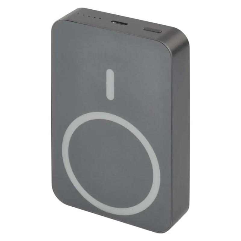 Power bank EMOS WI 1046, 10 000 mAh, 20 W+Wireless, šedá – Obrázok 2