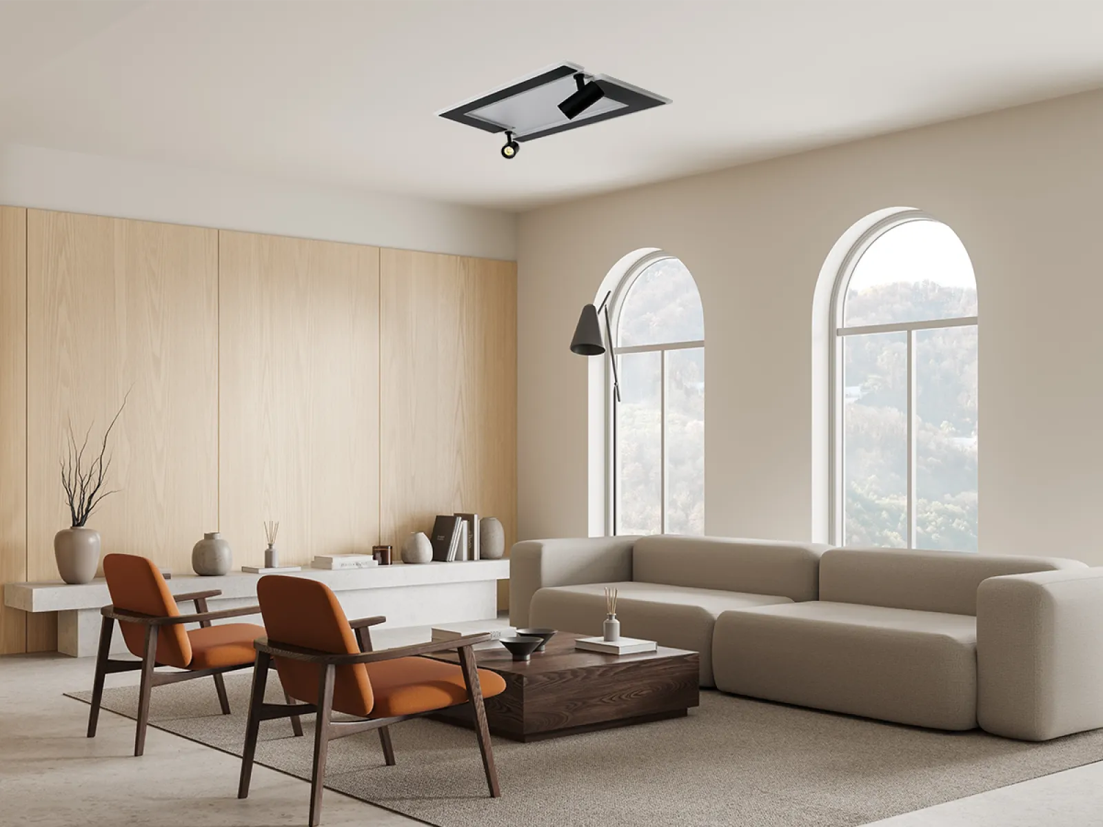 LED stropné svietidlo s diaľkovým ovládačom 80W - TA1319/WB – Obrázok 11