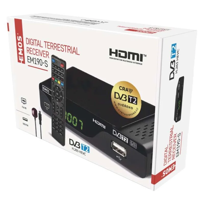 Set-top box EMOS EM190-S HD HEVC H265 (DVB-T2) – Obrázok 6